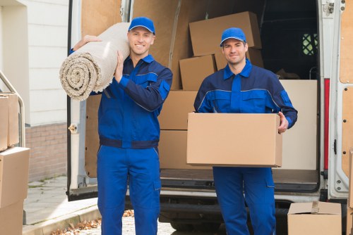 Man with van moving household items in Catford