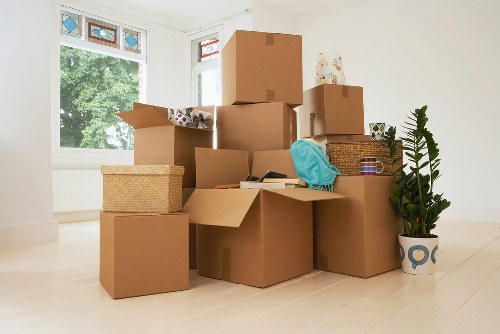 Catford house removals planning and packing scene