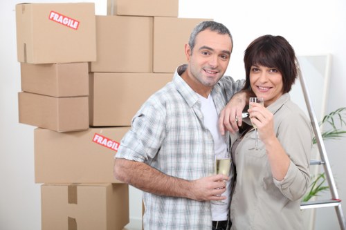Catford streets and residential access for a removal van